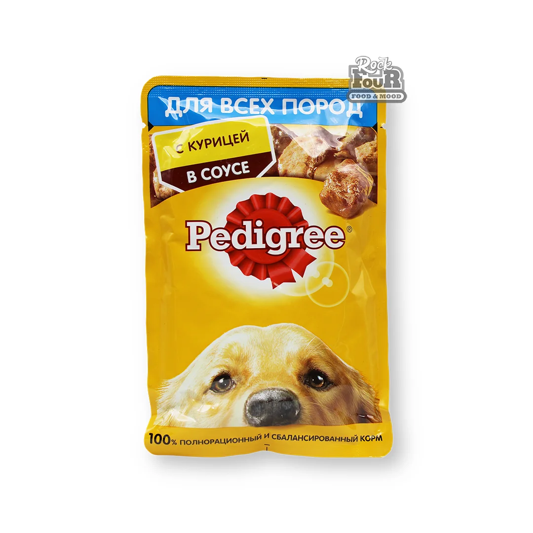 Dog food "Pedigree" chicken in sauce 85g